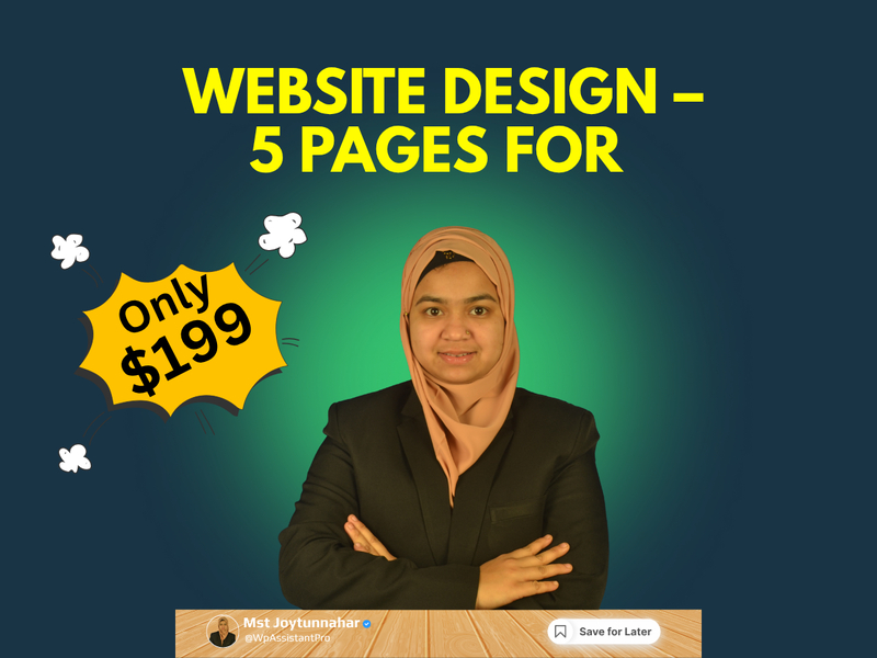 Cover photo of Mst Joytunnahar -Contractor website design